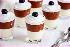 Mousse double chocolate