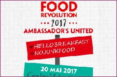 Gabriella Pascaru Bisi, foodrevolution ambassador, food revolution day ambassador united 2017, 20  mai 2017
