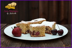 Prajitura cu fructe rosii & Spuma de zmeura